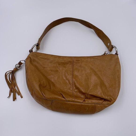 Hobo Genuine Leather Shoulder Bag Purse Damask - Picture 1 of 8